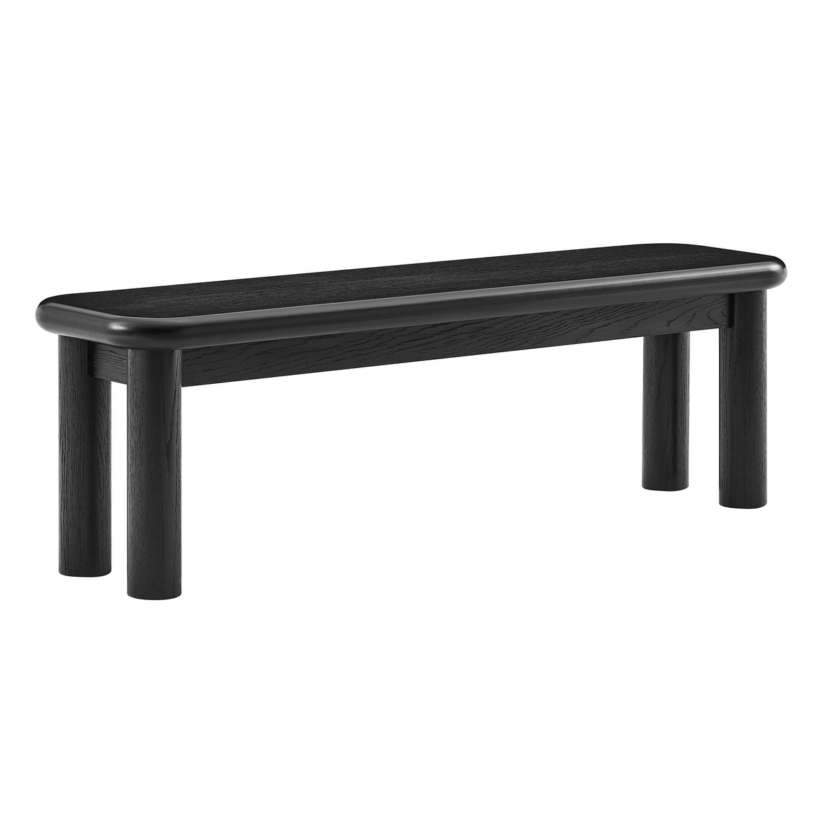 Alvia 58" Oak Wood Bench