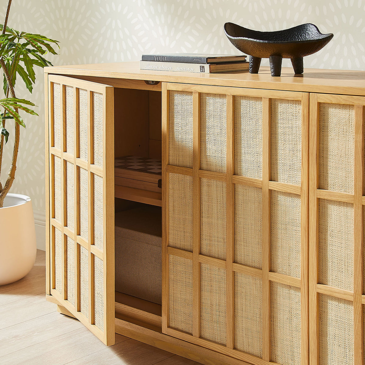 Aiko 76 Inch Japandi Sideboard