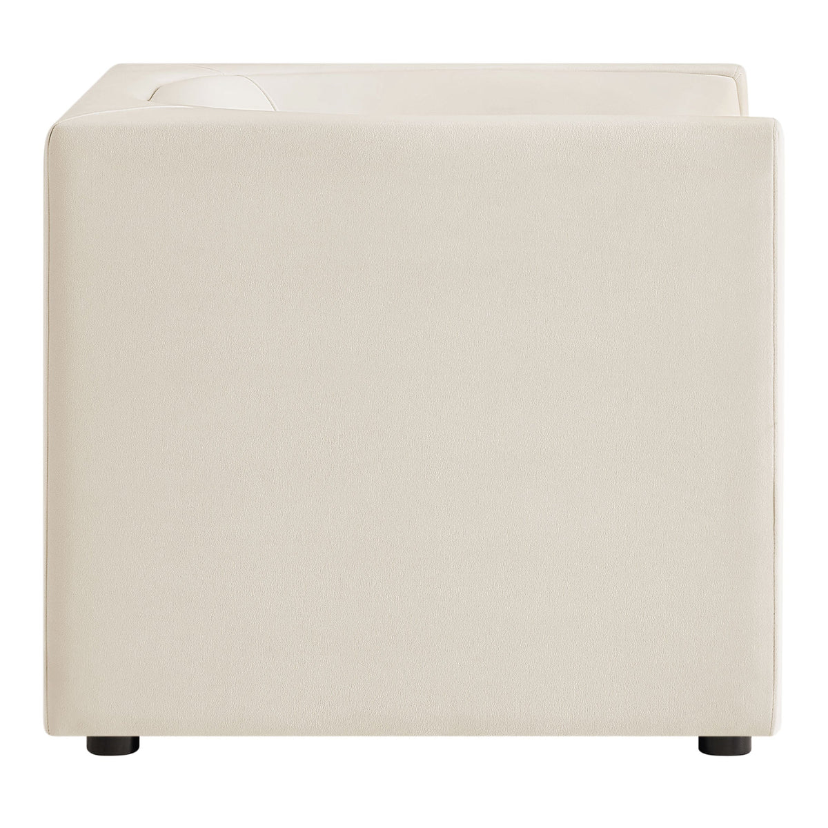 Hilda Curved Back Performance Velvet Armchair