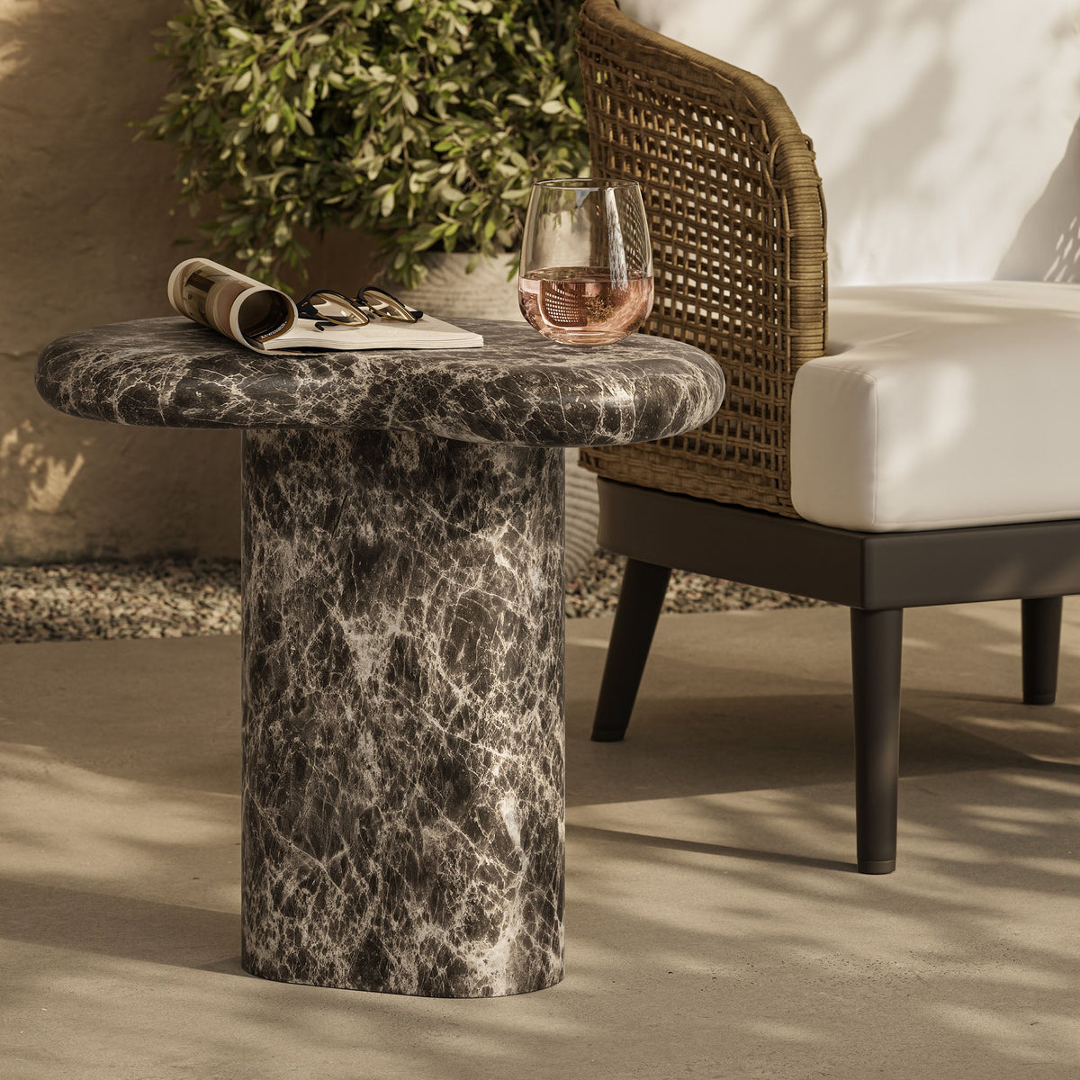 Elowen Indoor - Outdoor Side Table