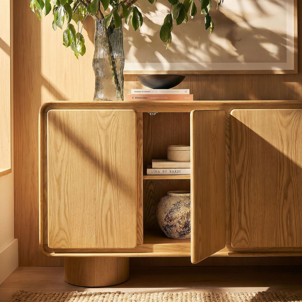Lumo 4-Door Accent Cabinet