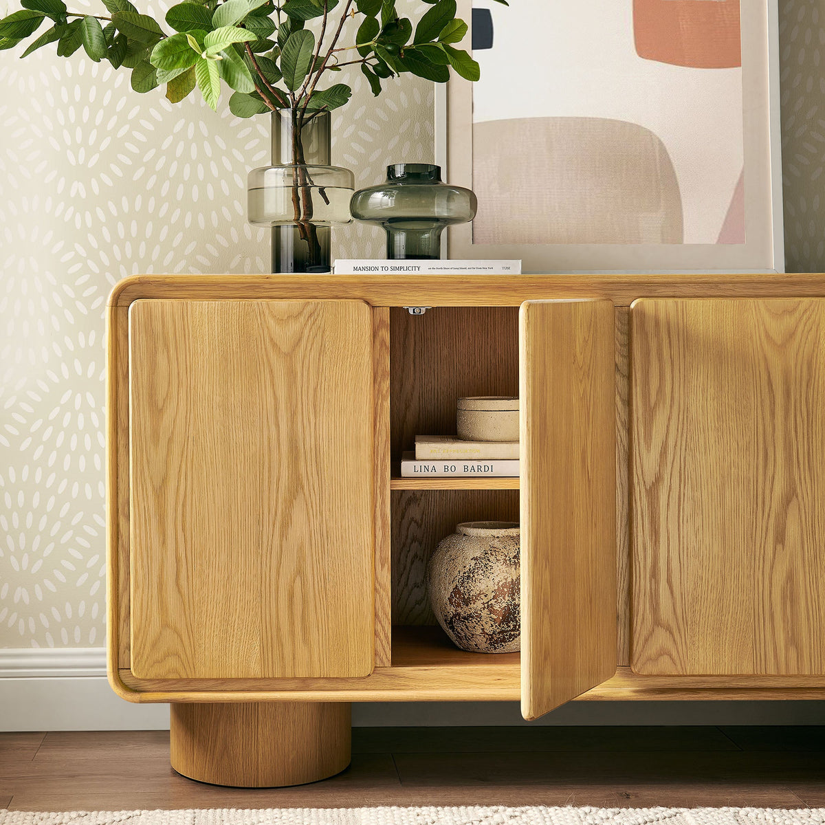 Lumo 4-Door Accent Cabinet