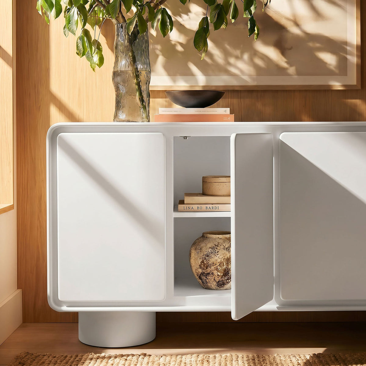 Lumo 4-Door Accent Cabinet