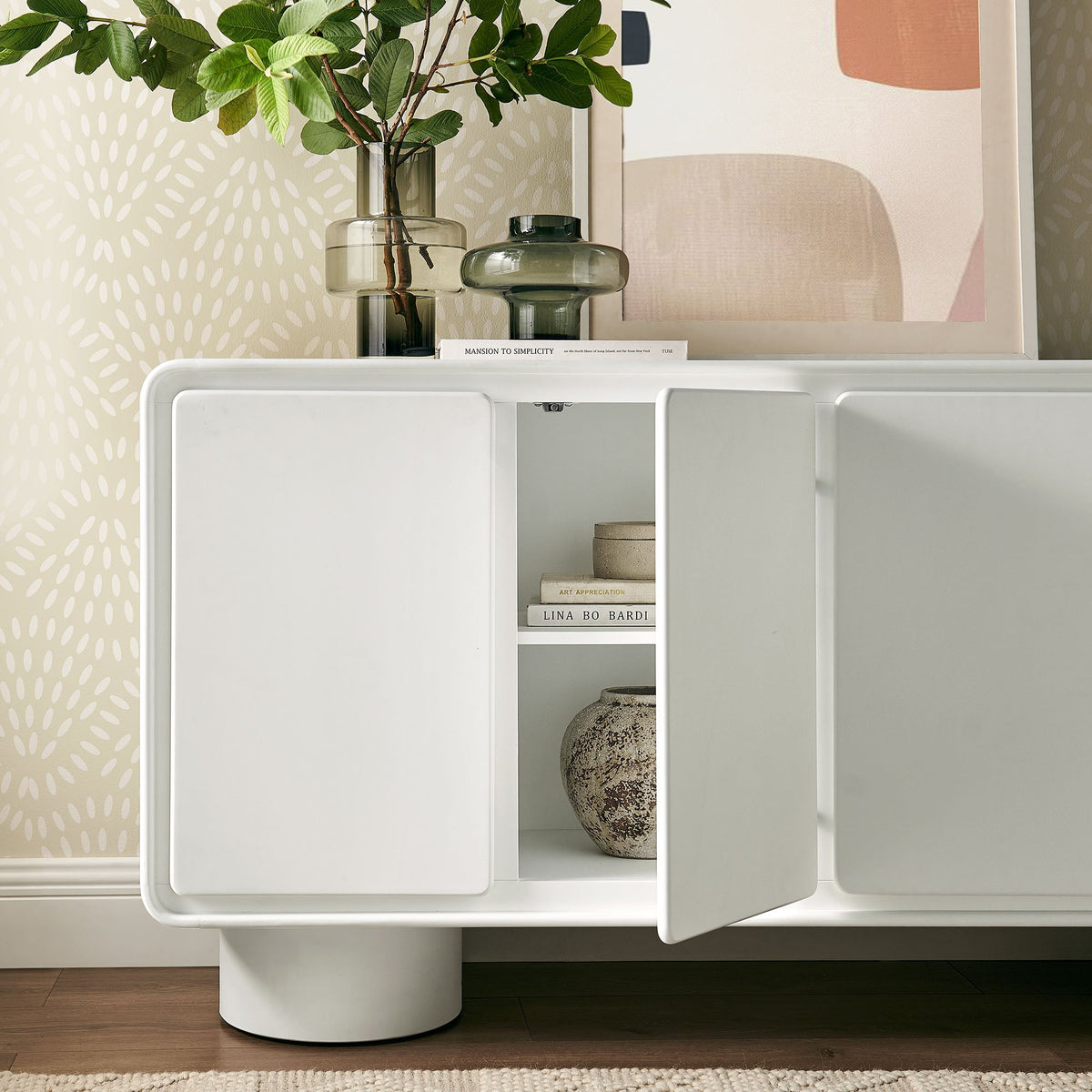 Lumo 4-Door Accent Cabinet
