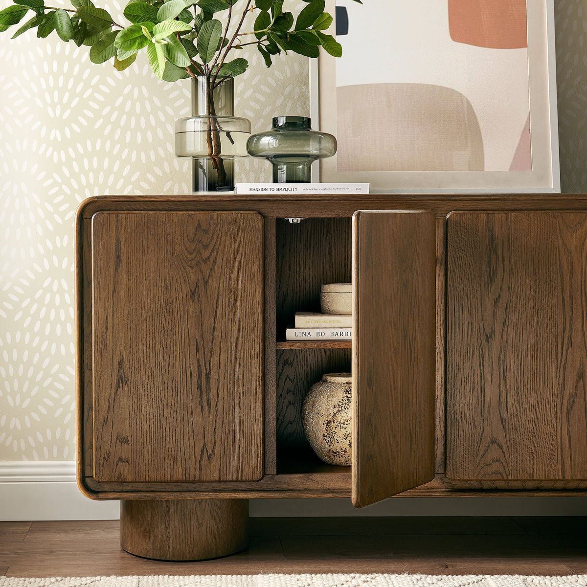 Lumo 4-Door Accent Cabinet