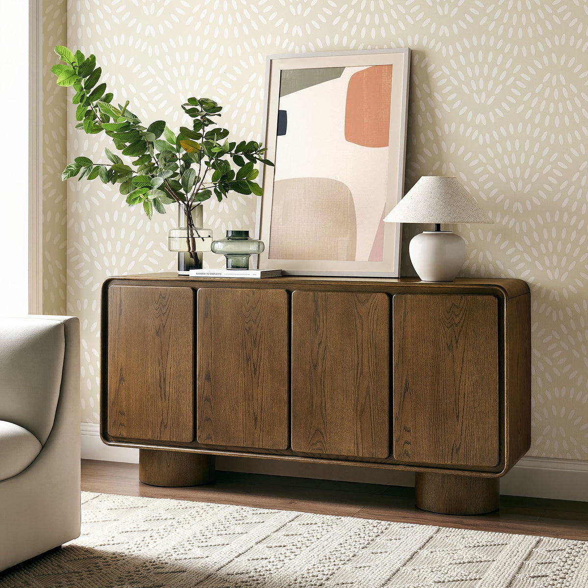 Lumo 4-Door Accent Cabinet
