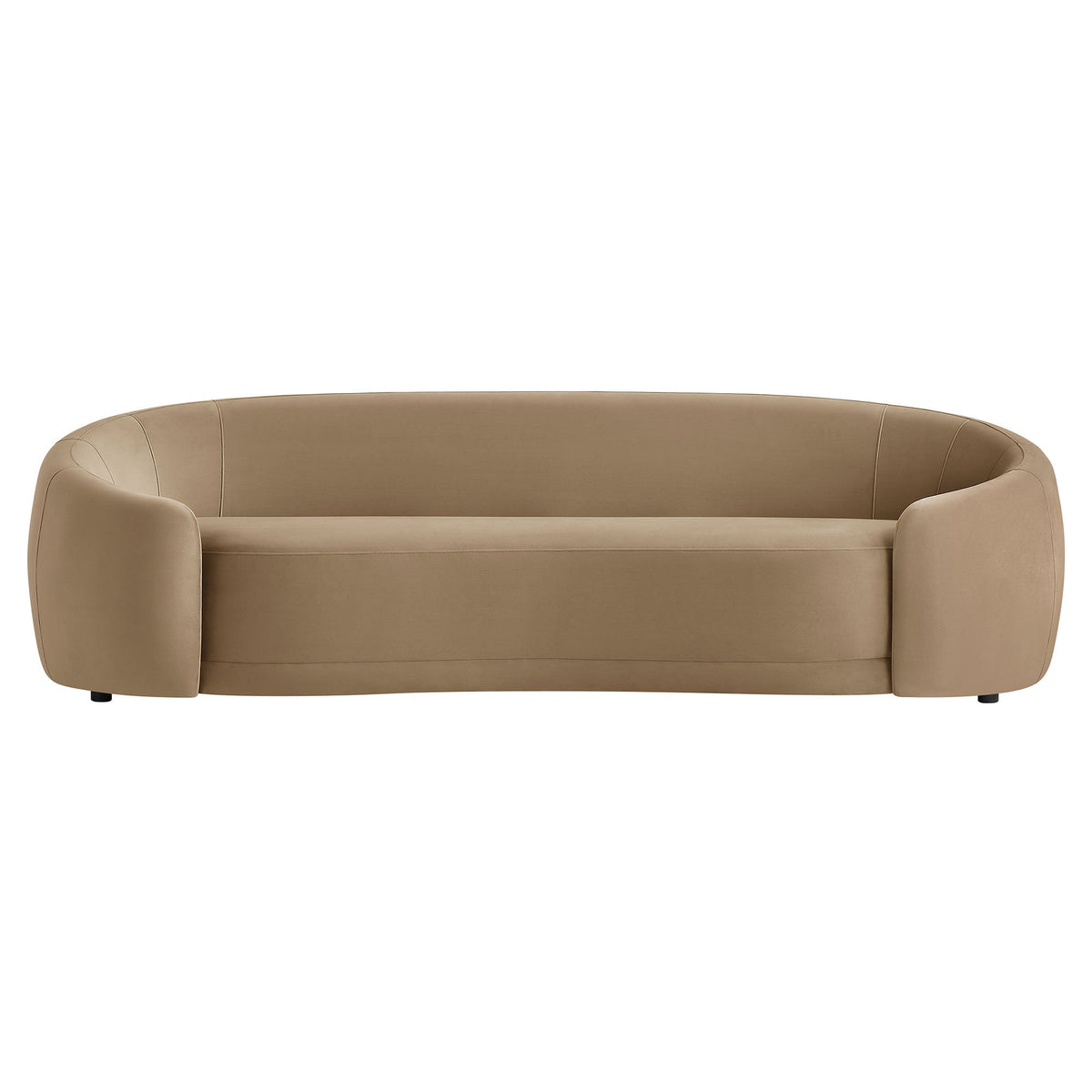 Contessa Curved Performance Velvet Sofa