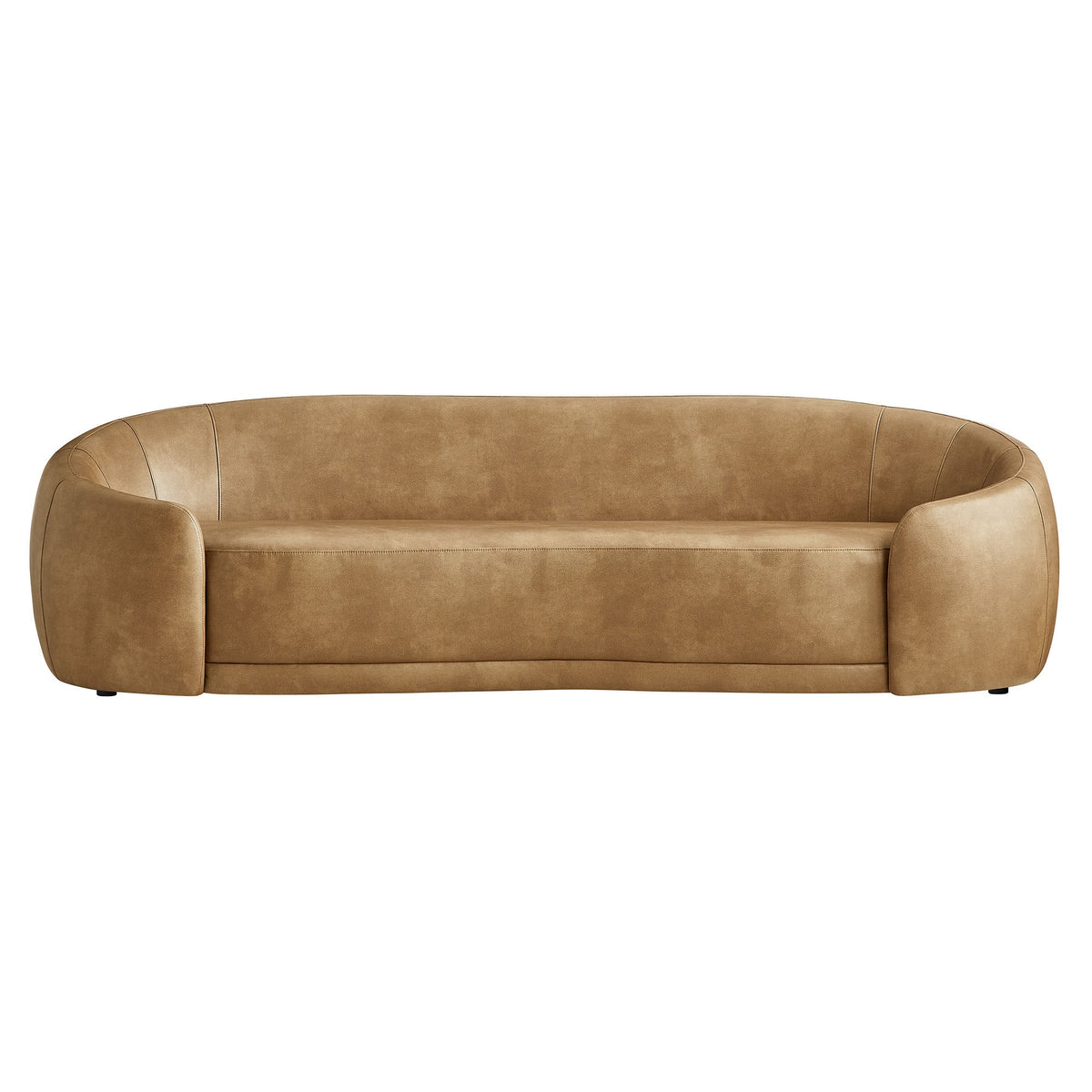 Contessa Curved Vegan Leather Sofa