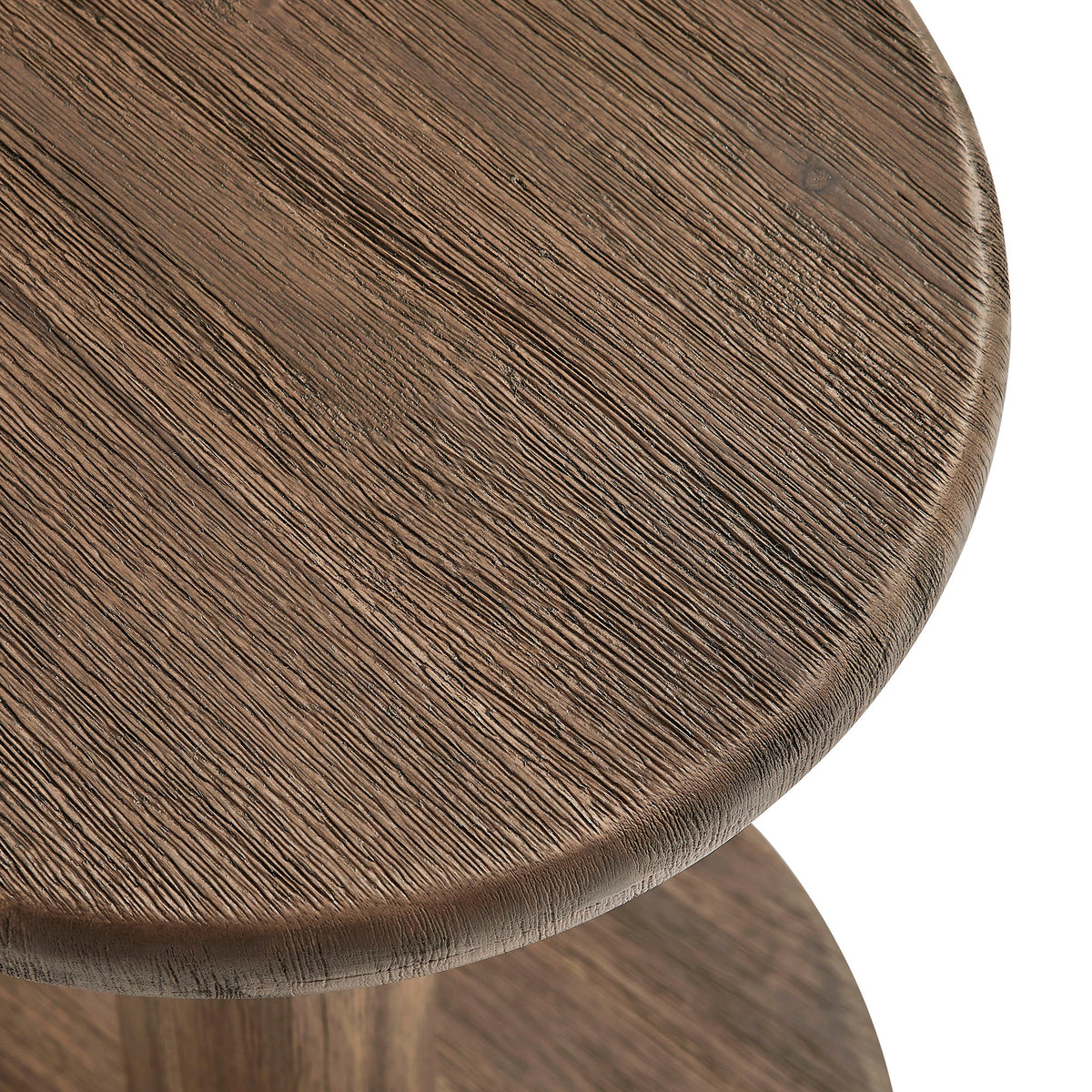 Neo 15 Inch Round Indoor - Outdoor Patio Wood Bar Stools