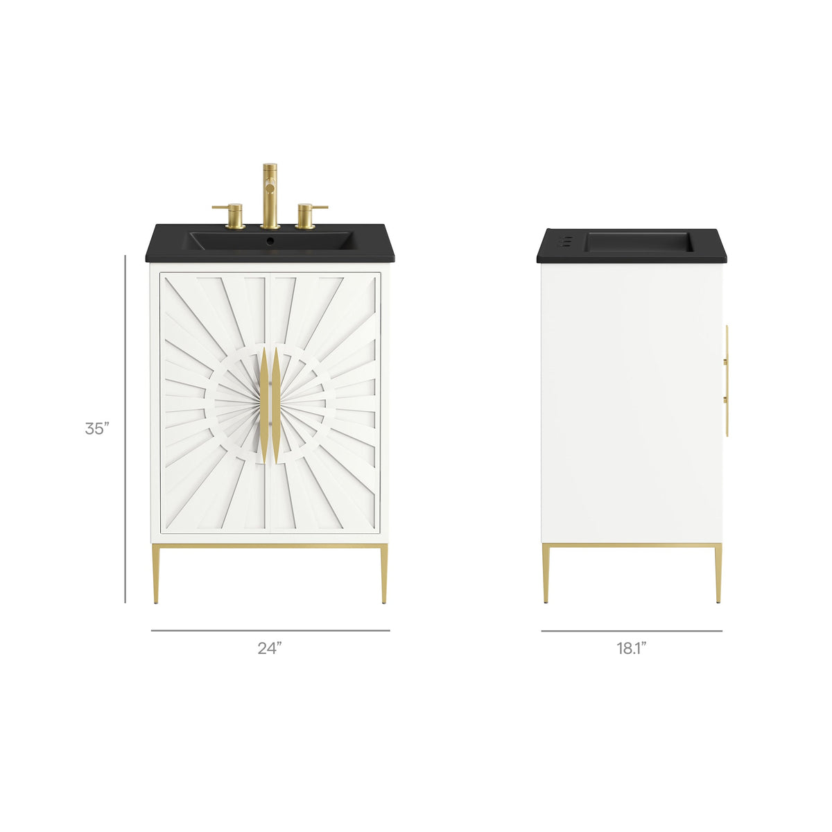 Awaken 24" Bathroom Vanity - view 43