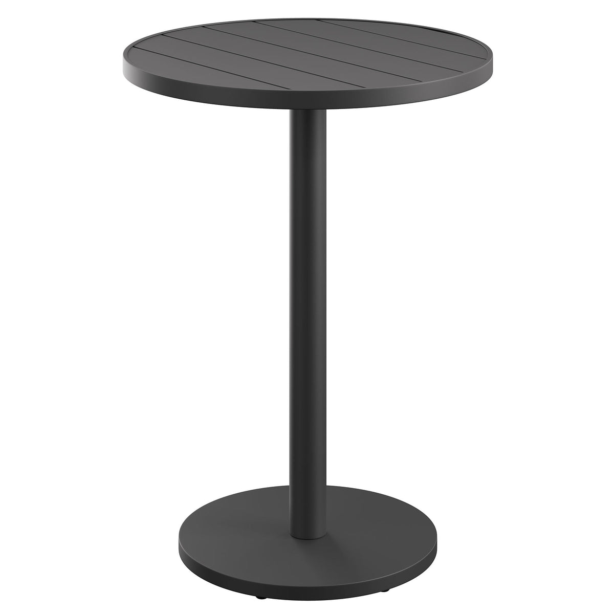 Tahoe 31 Inch Round Outdoor Aluminum Bar Table