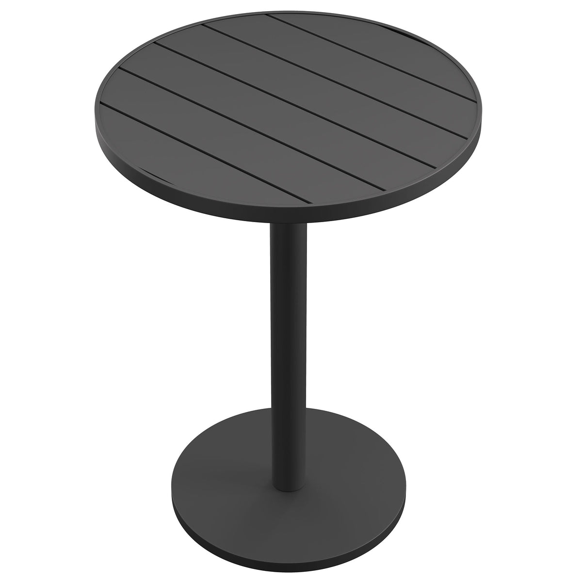Tahoe 31 Inch Round Outdoor Aluminum Bar Table
