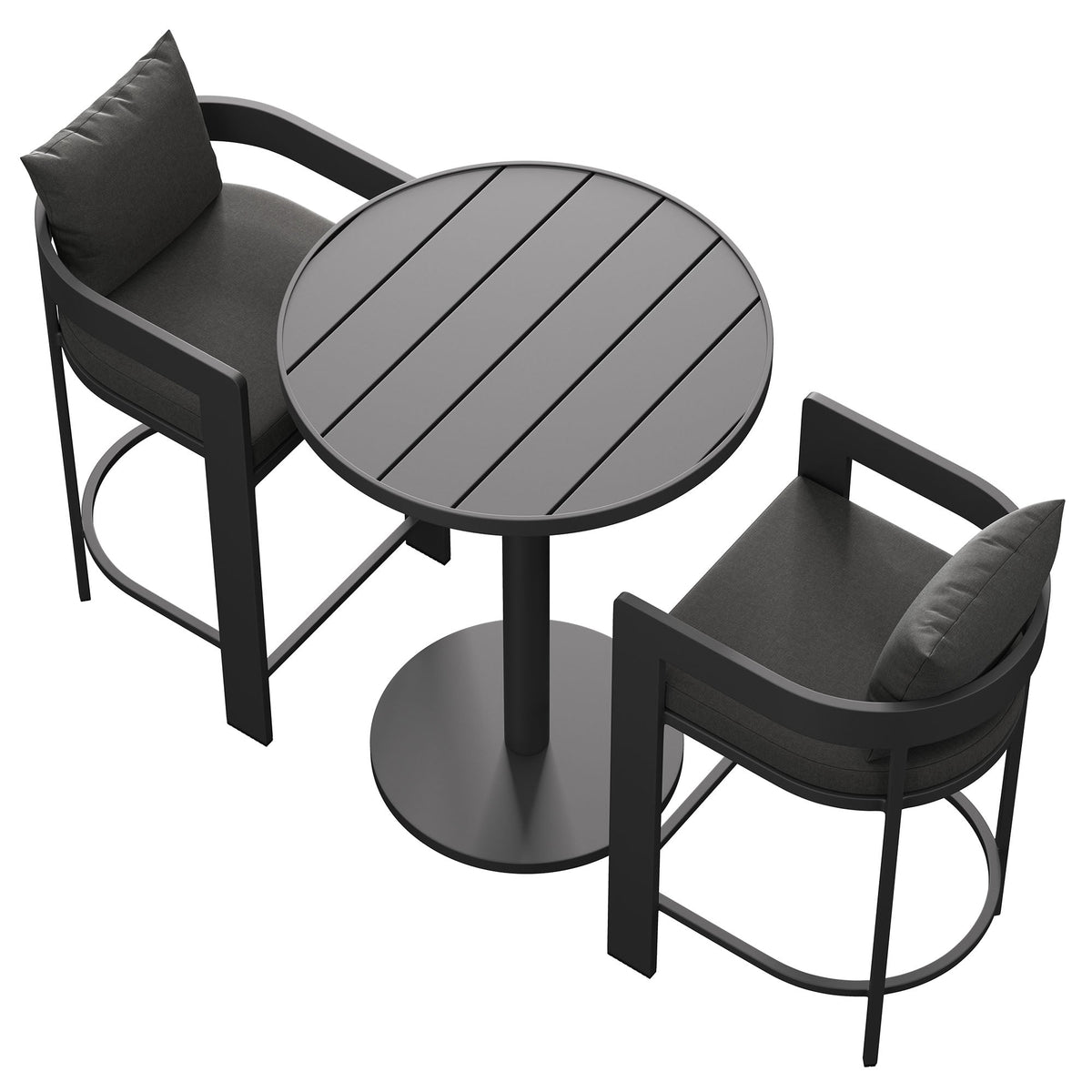 Tahoe 3-Piece Outdoor Aluminum Bar Set