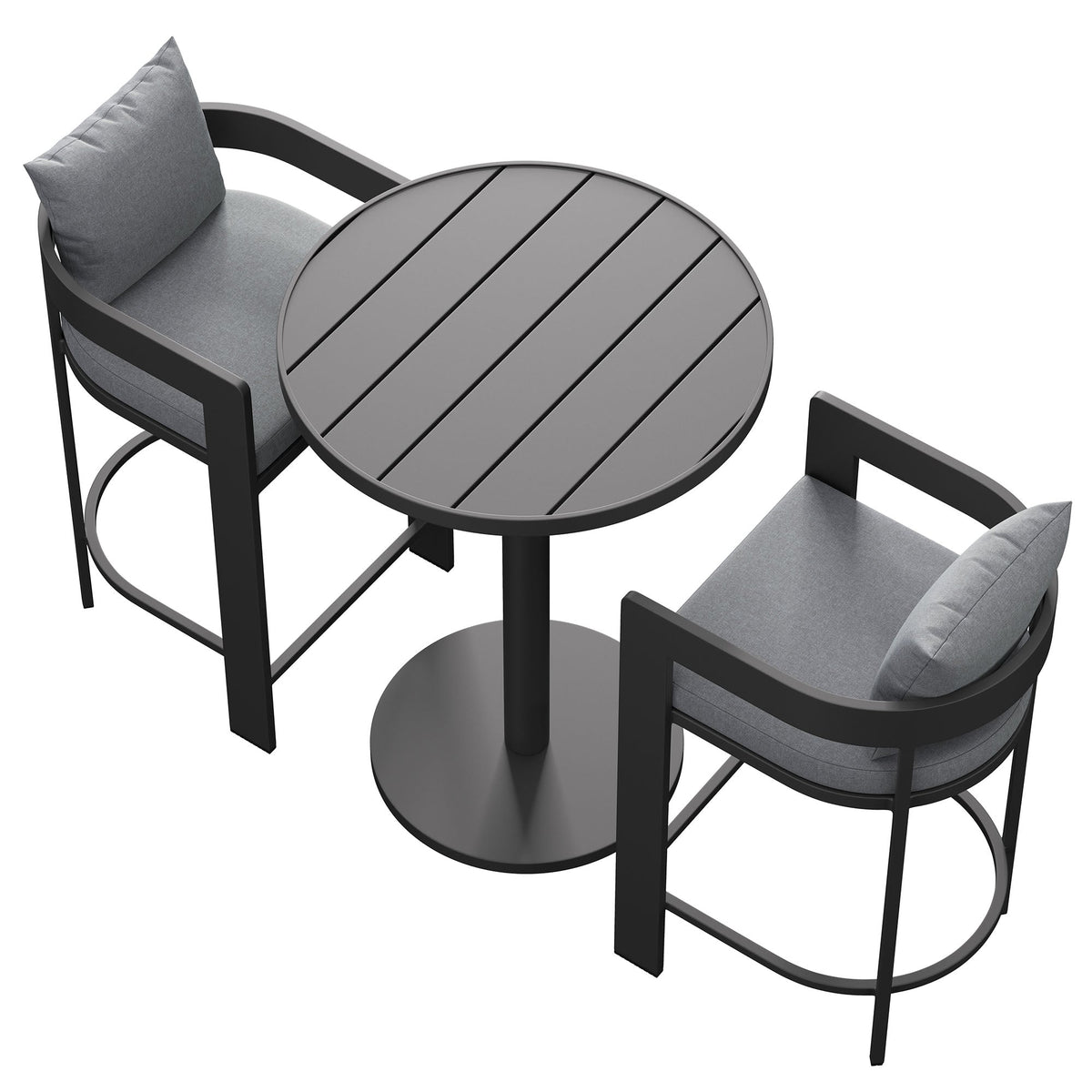 Tahoe 3-Piece Outdoor Aluminum Bar Set