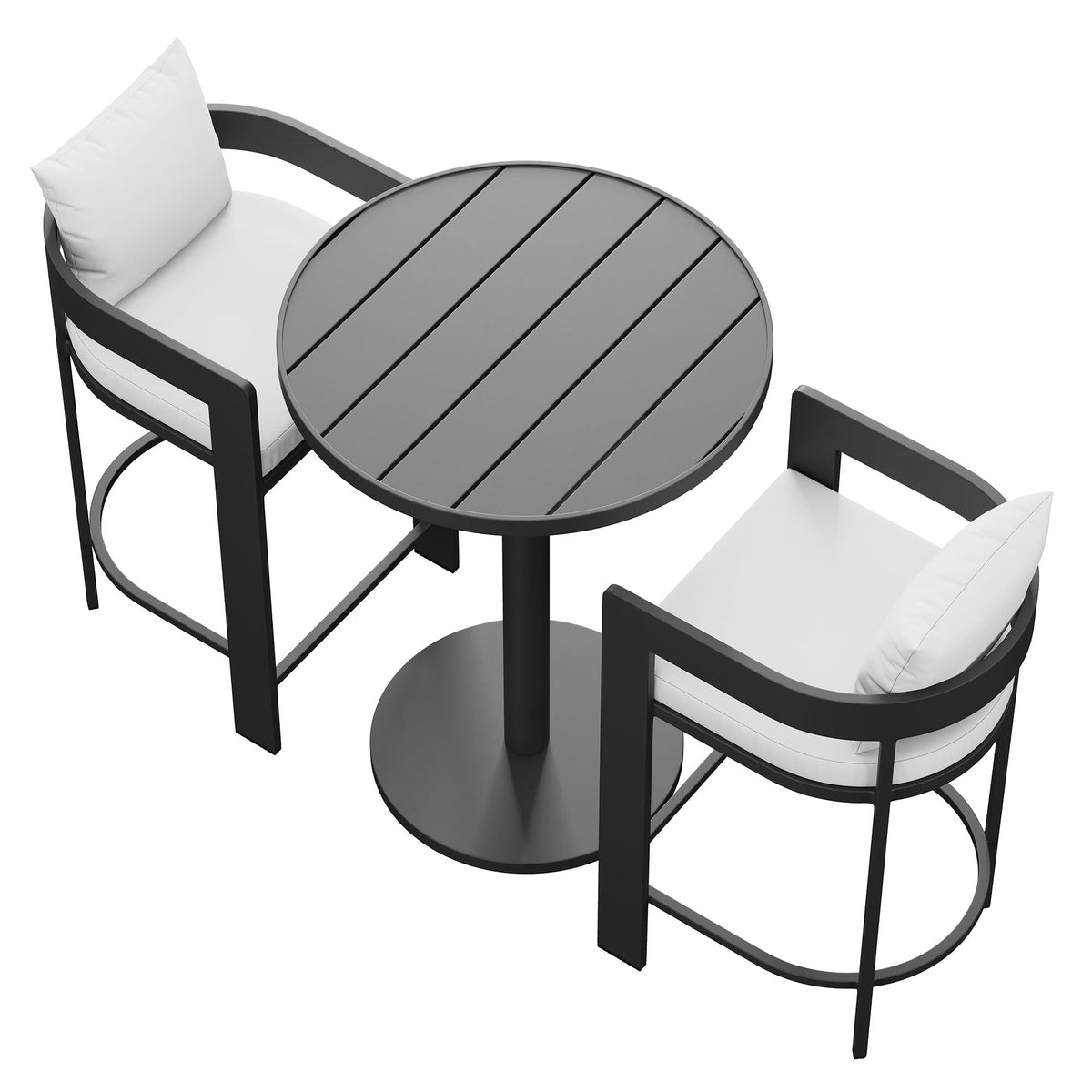 Tahoe 3-Piece Outdoor Aluminum Bar Set