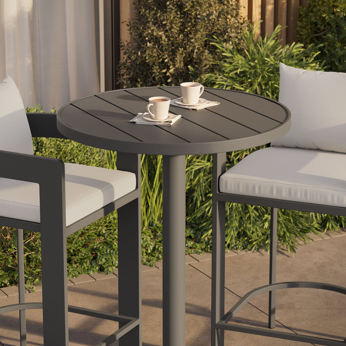 Tahoe 3-Piece Outdoor Aluminum Bar Set