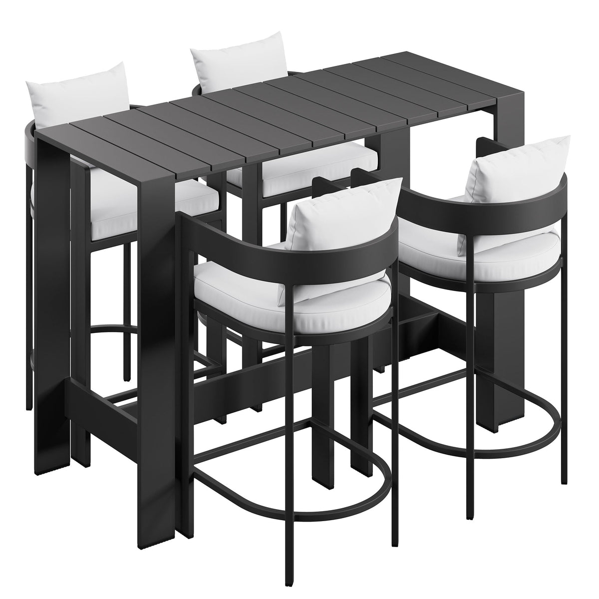 Tahoe 5-Piece Outdoor Bar Table Set