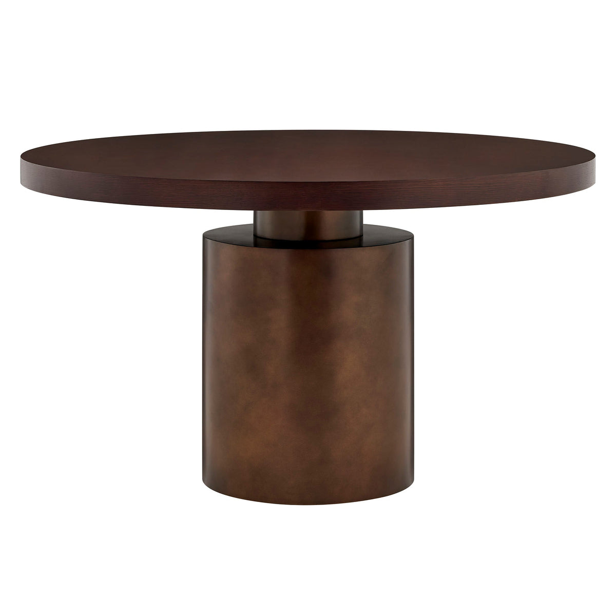 Annette 54 Inch Round Pedestal Base Dining Table
