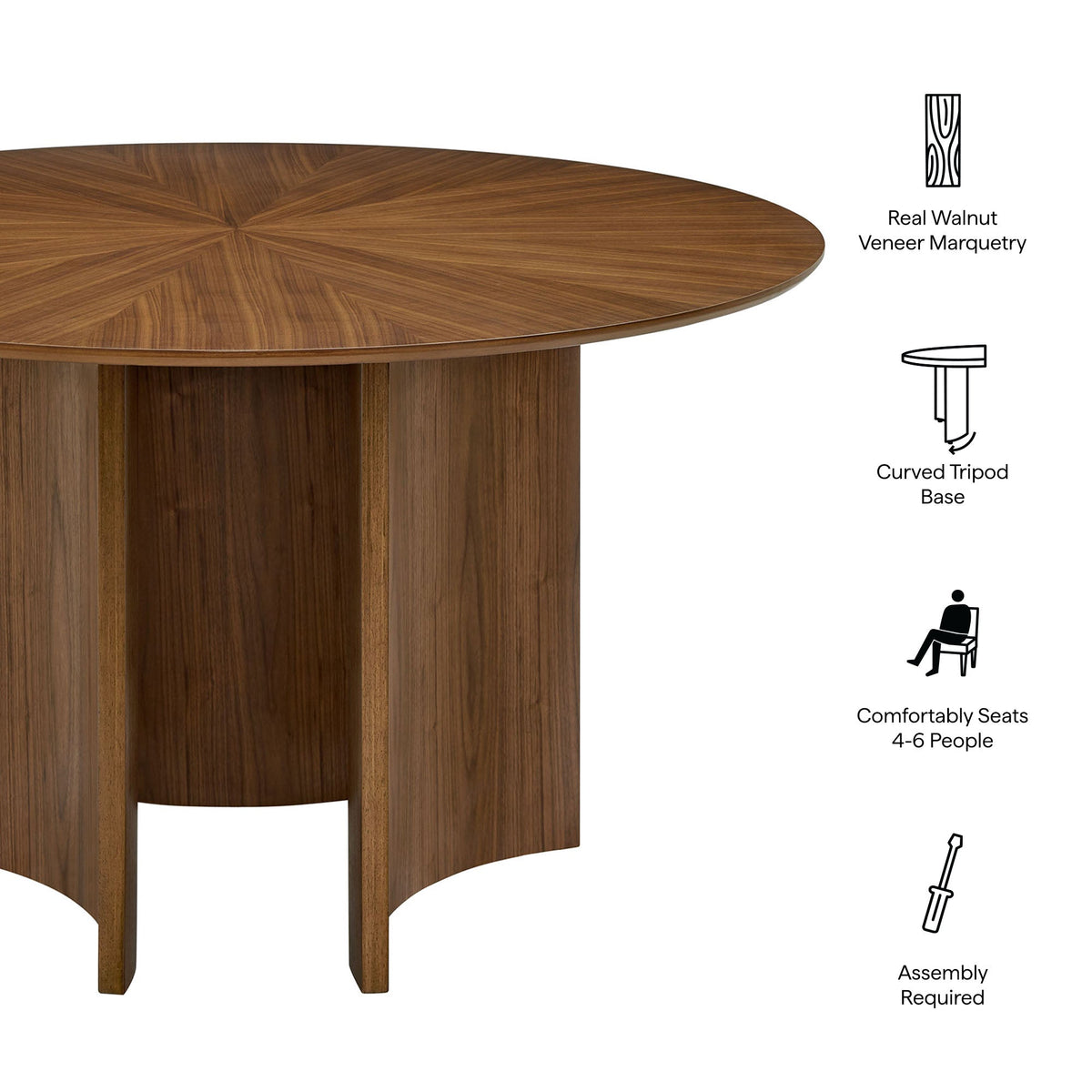 Sloane 54 Inch Round Dining Table