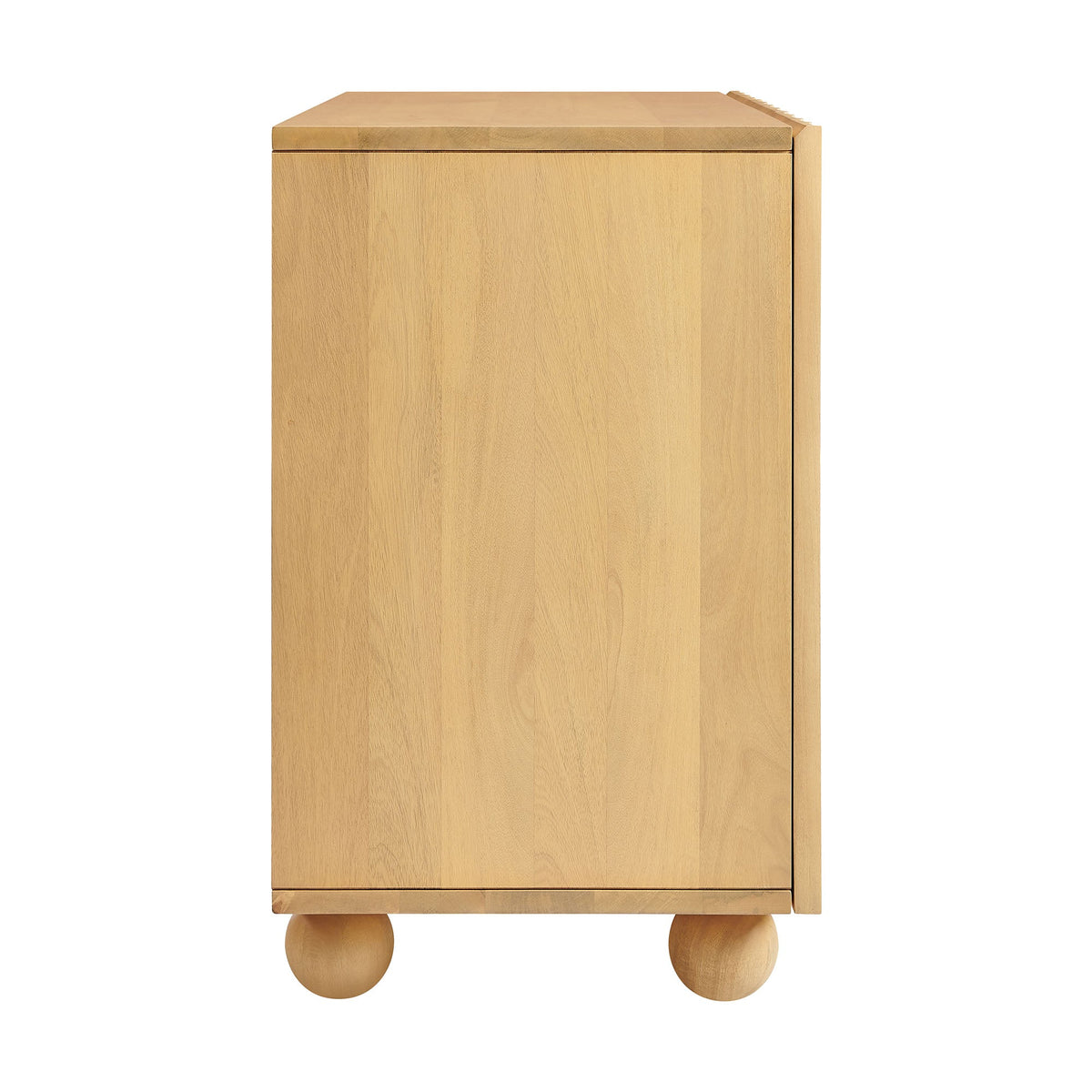 Sorren 54 Inch Scalloped Mango Wood