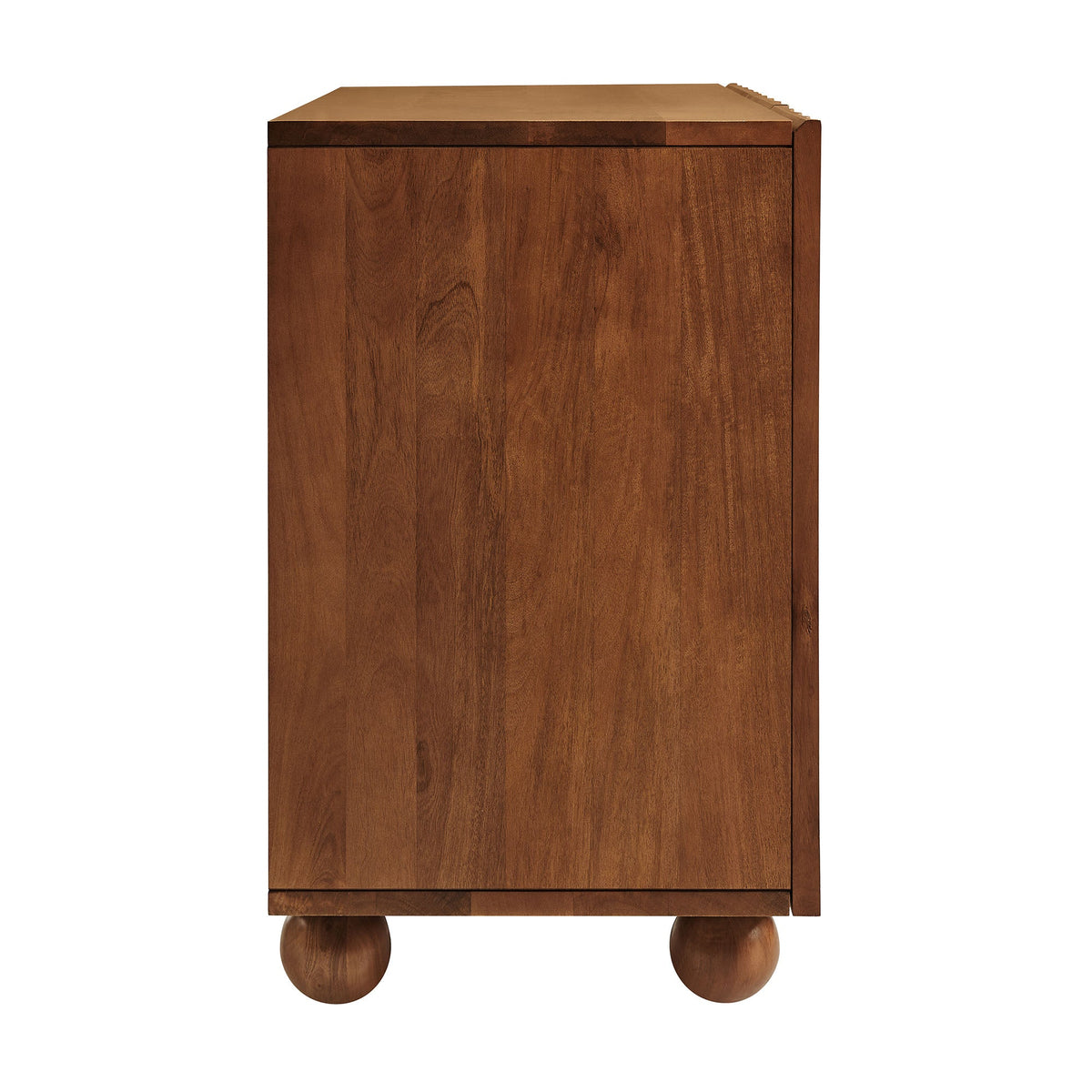 Sorren 54 Inch Scalloped Mango Wood