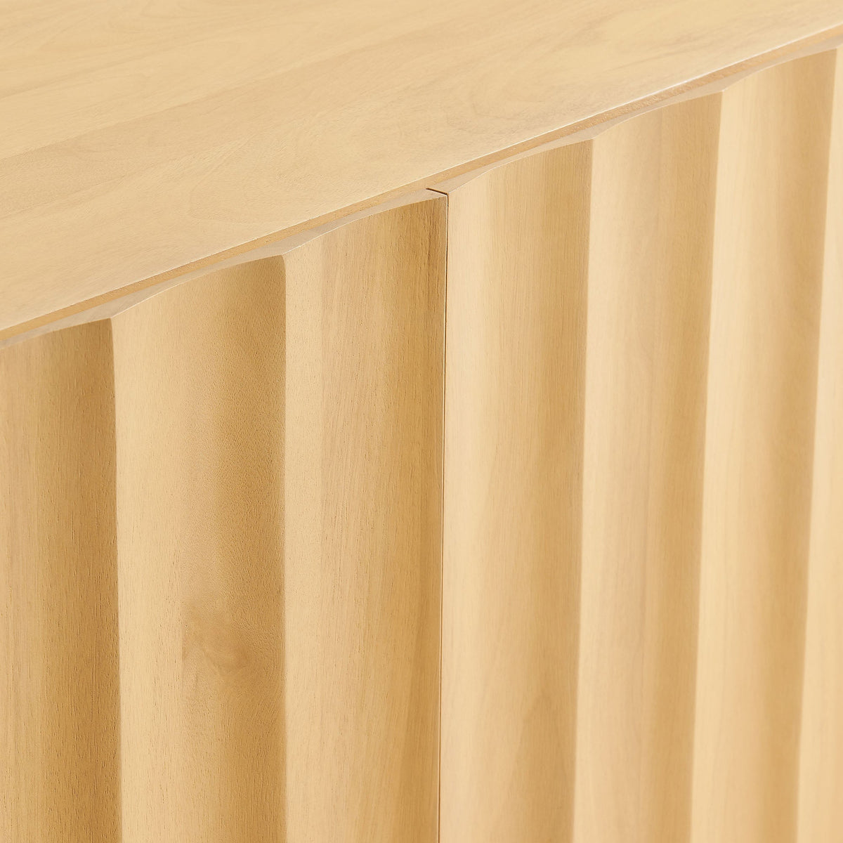 Sorren 72 Inch Scalloped Wood 4-Door Sideboard