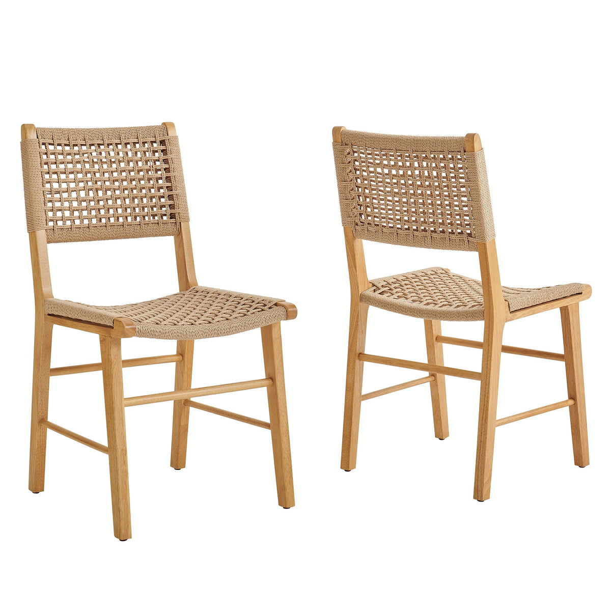 Tindra Woven Dining Chairs Set of 2