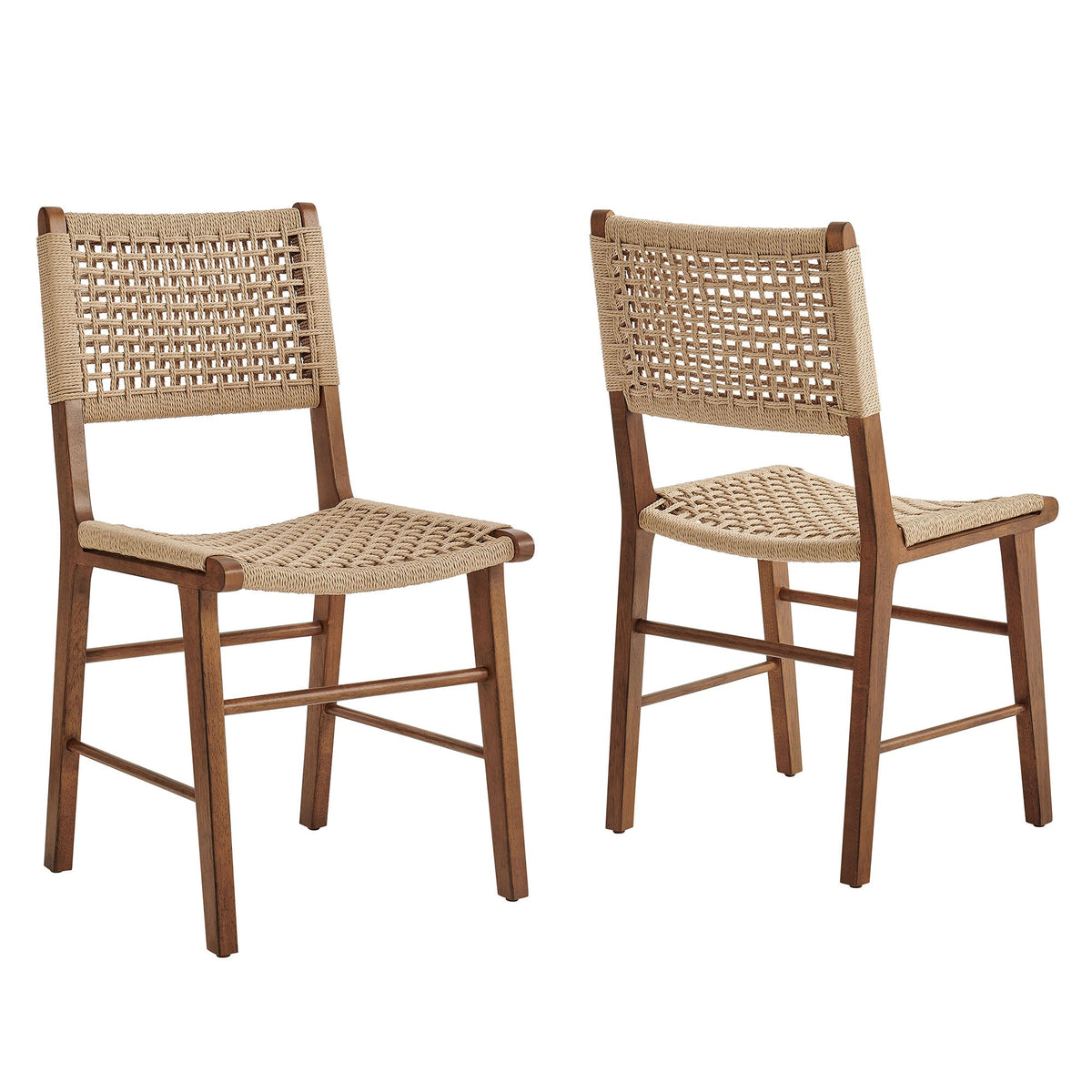 Tindra Woven Dining Chairs Set of 2