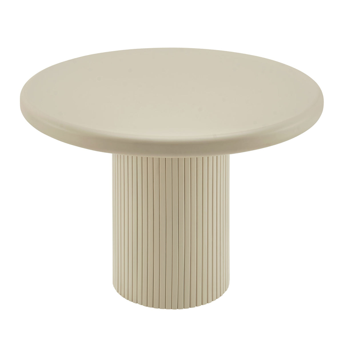 Belmonte 45 Inch Painted Wood Round Pedestal Dining Table