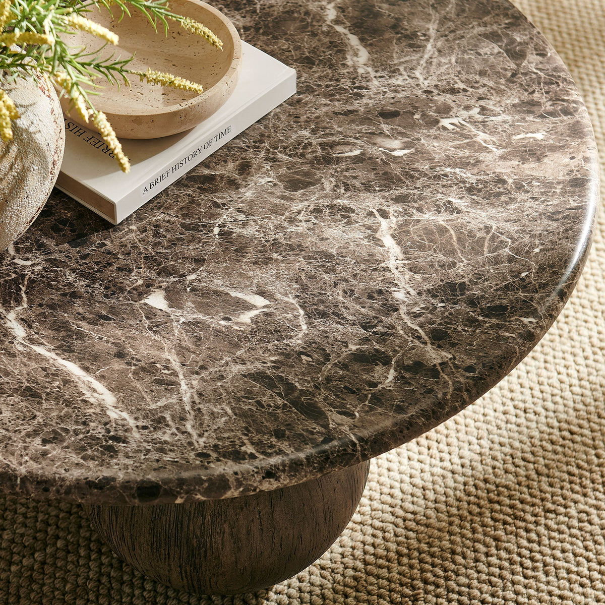 Pietra Indoor Outdoor Round Coffee Table