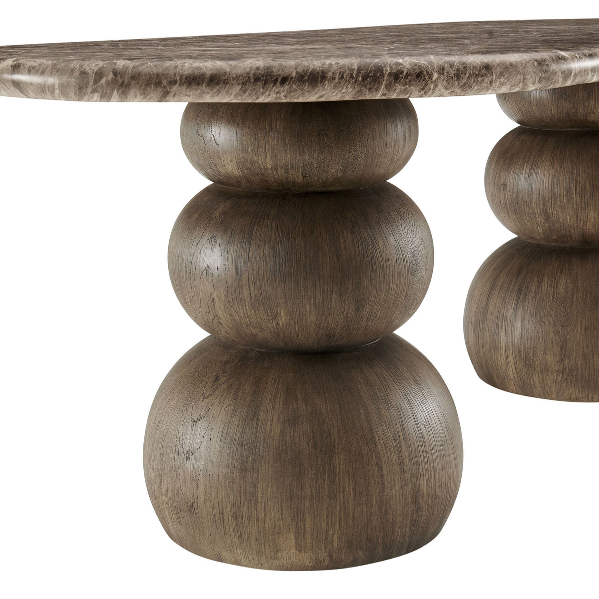 Pietra Indoor Outdoor Oval Dining Table