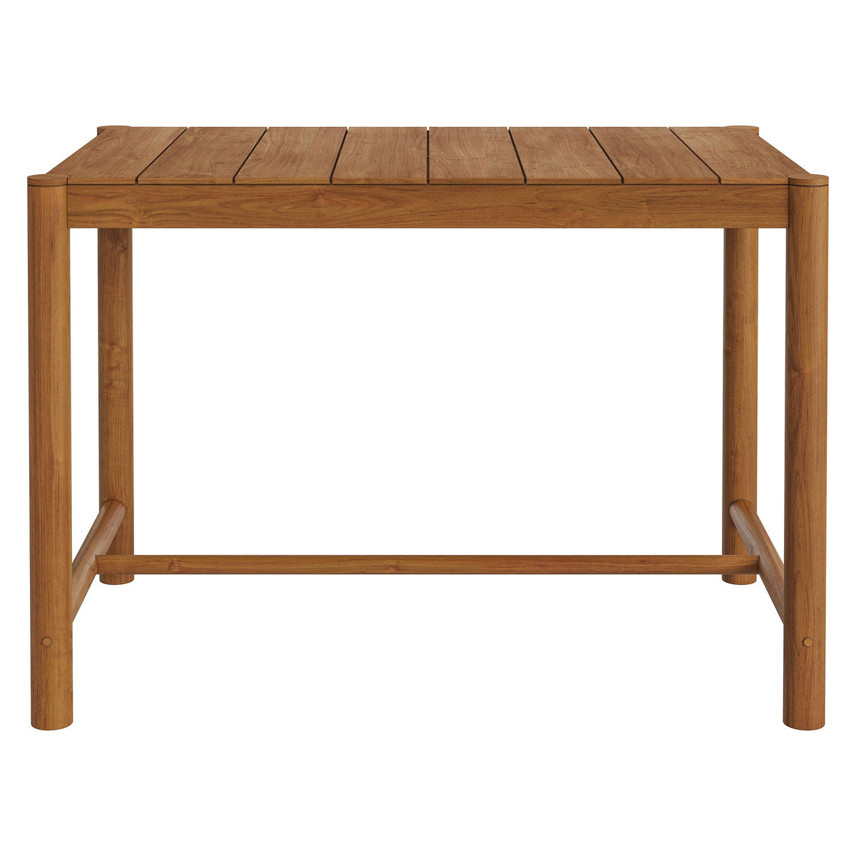 Eleni Rectangle 56-Inch Outdoor Teak Wood Rectangular Bar Table