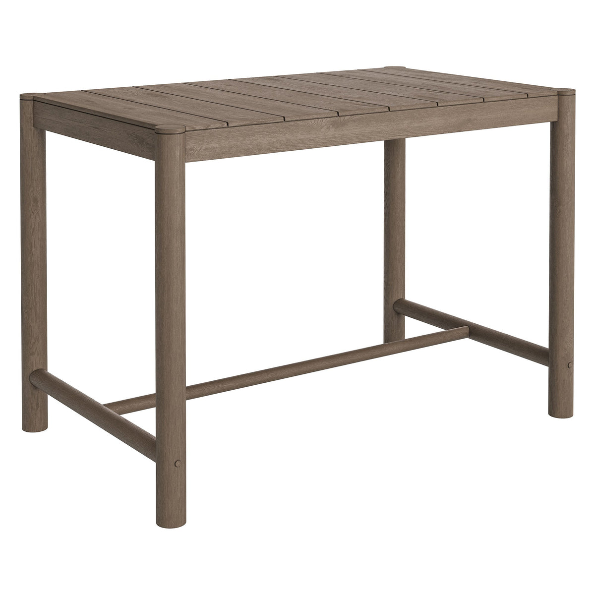 Eleni Rectangle 56-Inch Outdoor Teak Wood Rectangular Bar Table