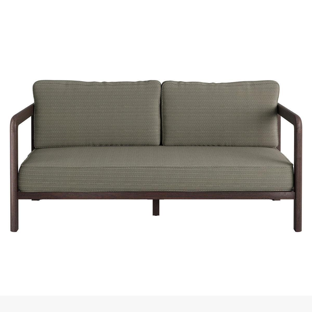 Kona Outdoor Teak Wood Loveseat