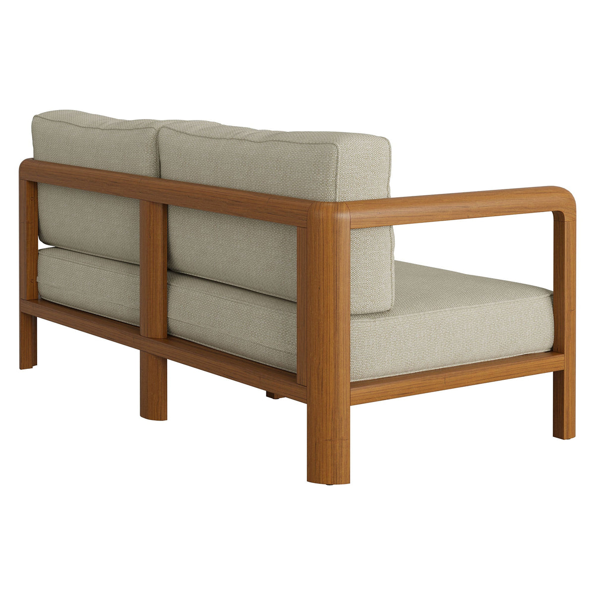 Kona Outdoor Teak Wood Loveseat