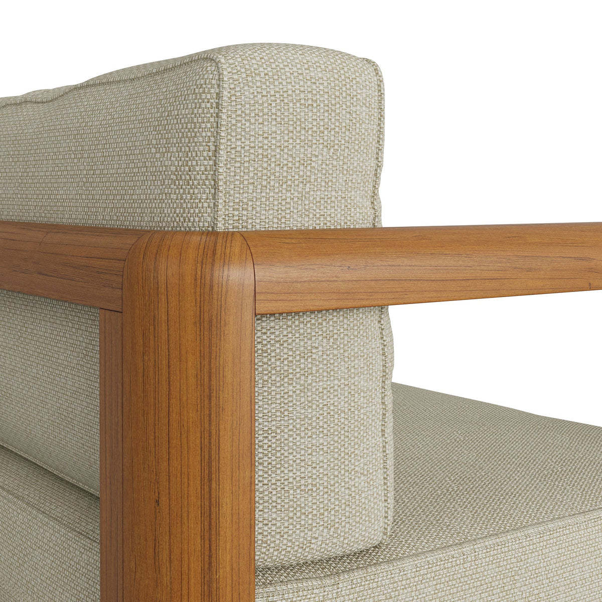 Kona Outdoor Teak Wood Loveseat