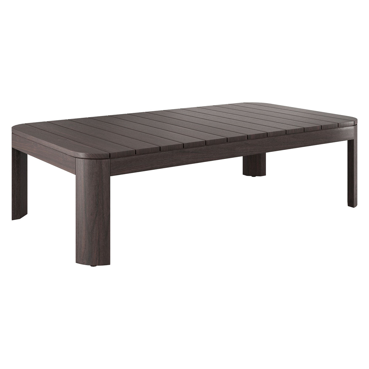 Kona 47 Inch Outdoor Teak Wood Coffee Table - view 4