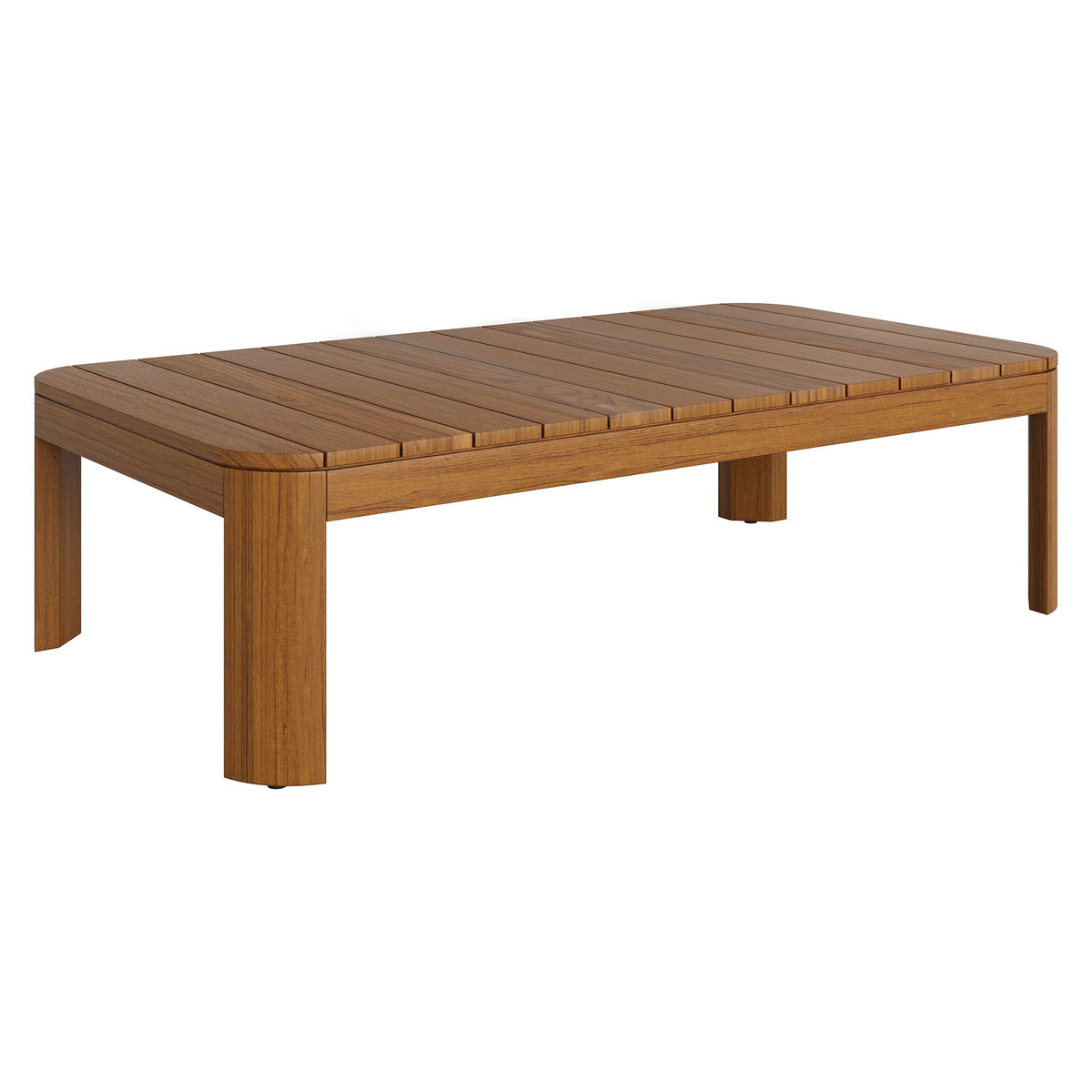 Kona 47 Inch Outdoor Teak Wood Coffee Table - view 1