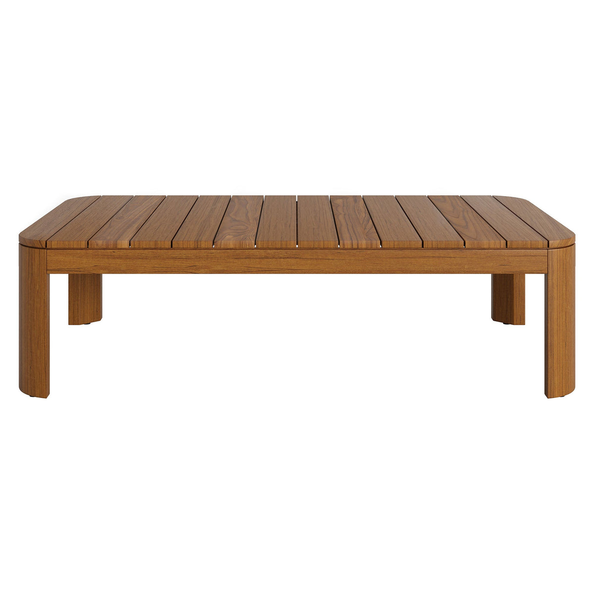 Kona 47 Inch Outdoor Teak Wood Coffee Table - view 5