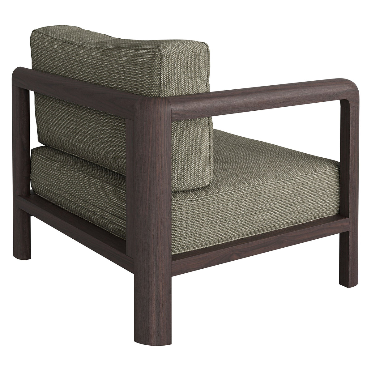 Kona Outdoor Teak Wood Left-Arm Facing Modular Armchair