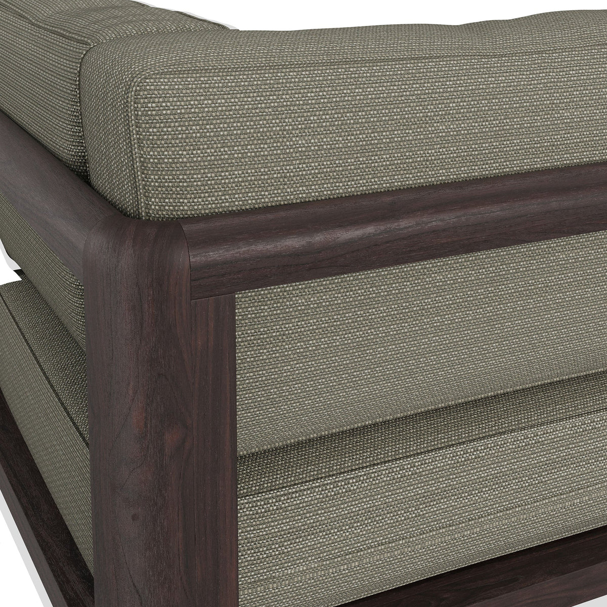 Kona Outdoor Teak Wood Corner Modular Chair
