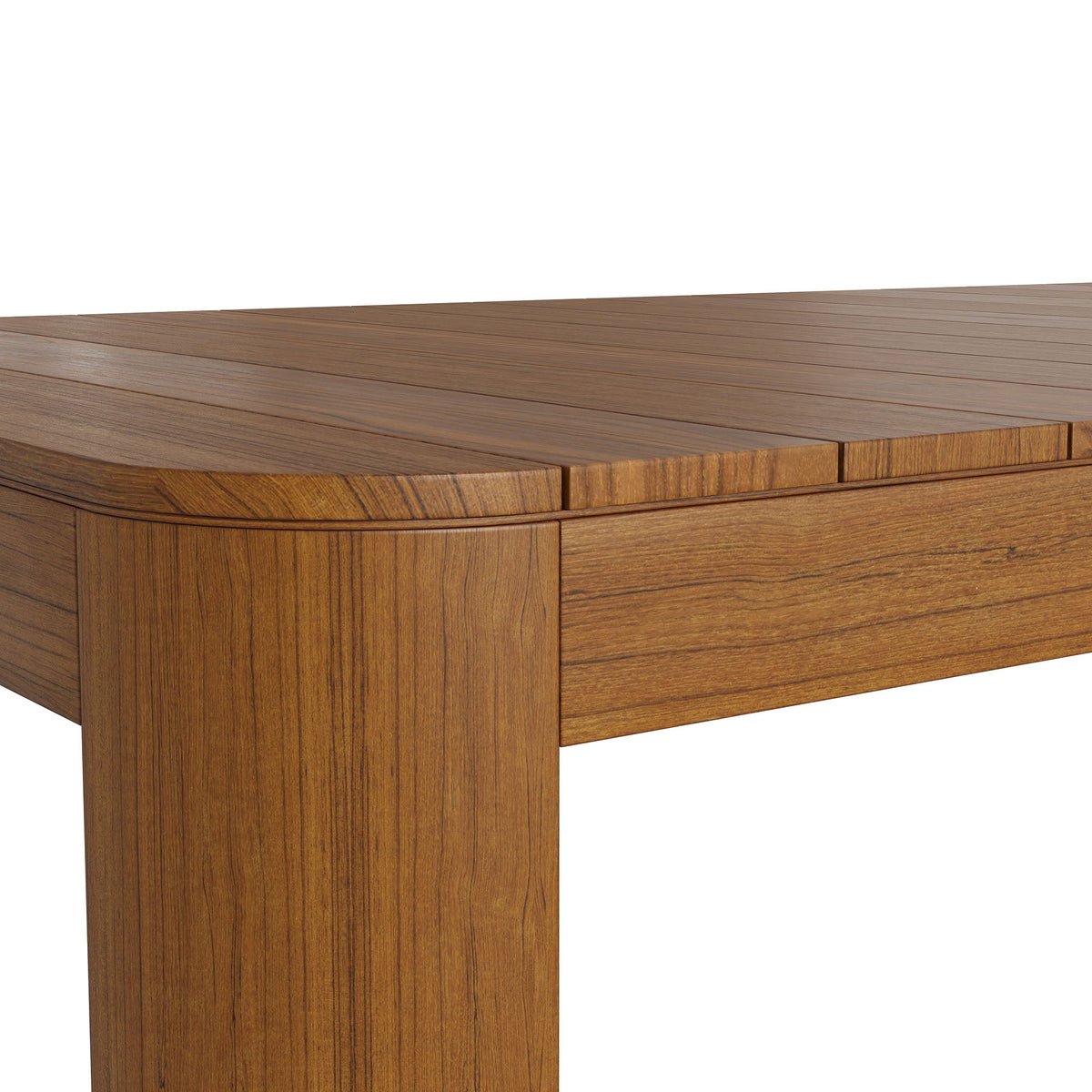 Kona 87 Inch Outdoor Teak Wood Dining Table - view 9