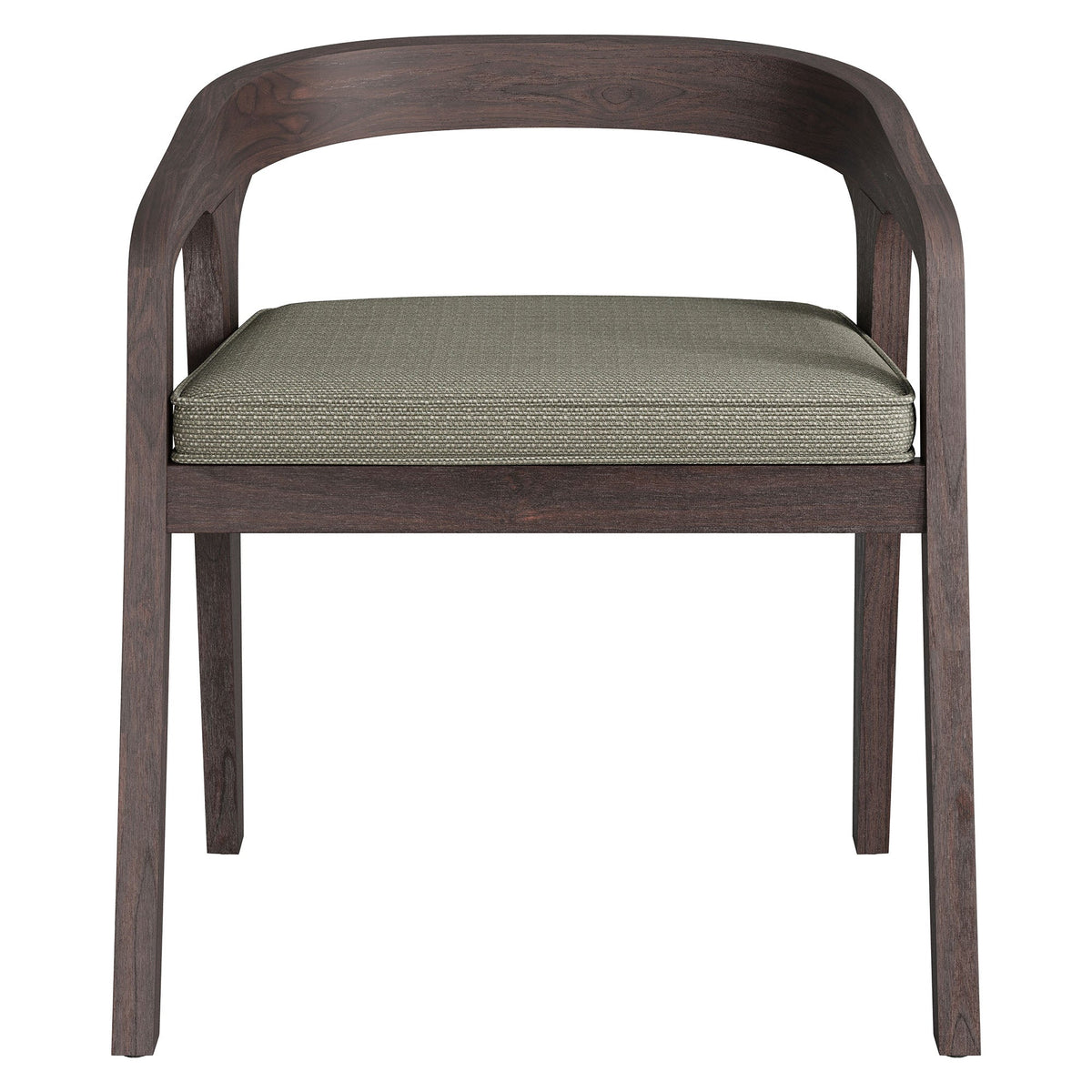 Kona Outdoor Teak Wood Barrel Dining Chair