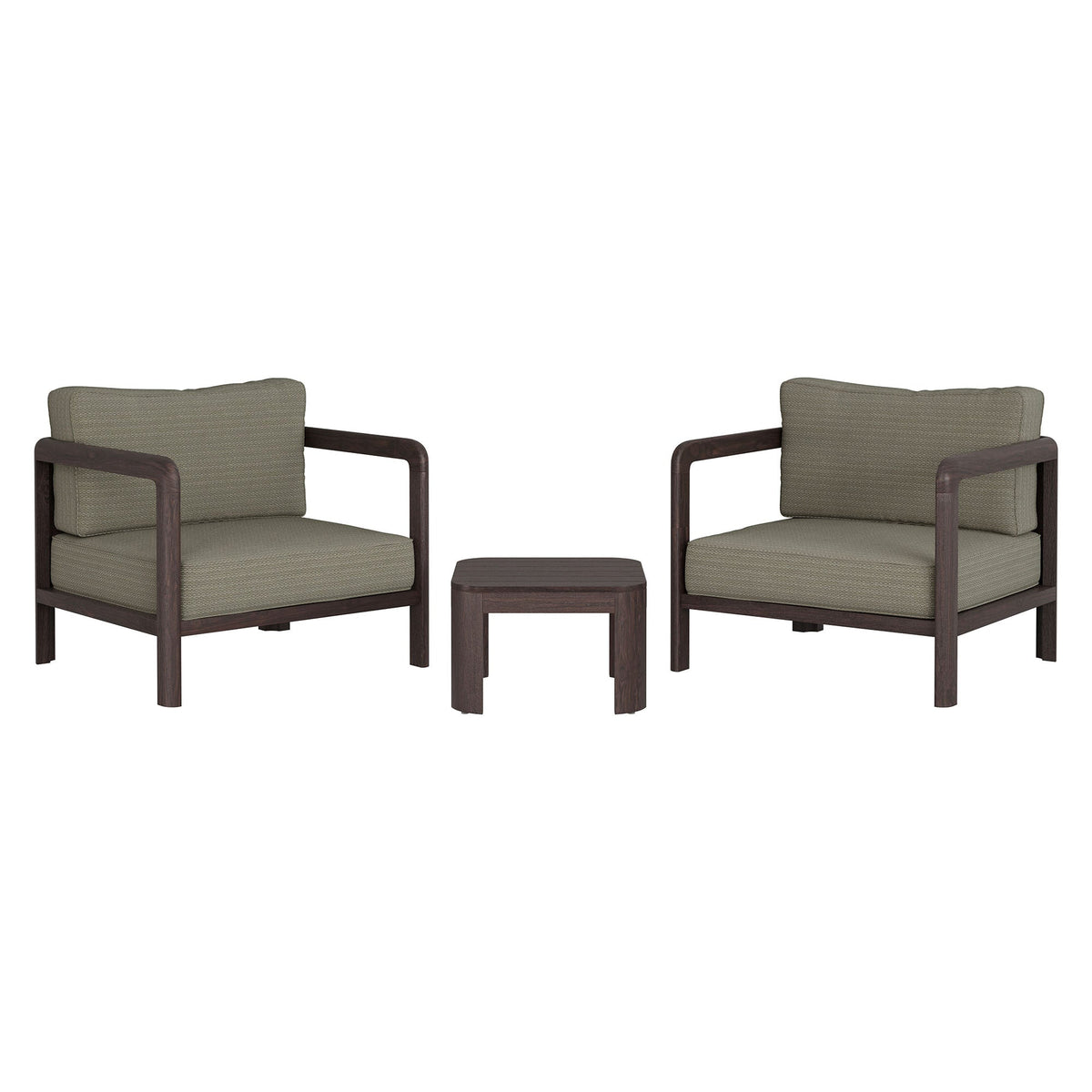 Kona 3-Piece Outdoor Teak Wood Furniture Set