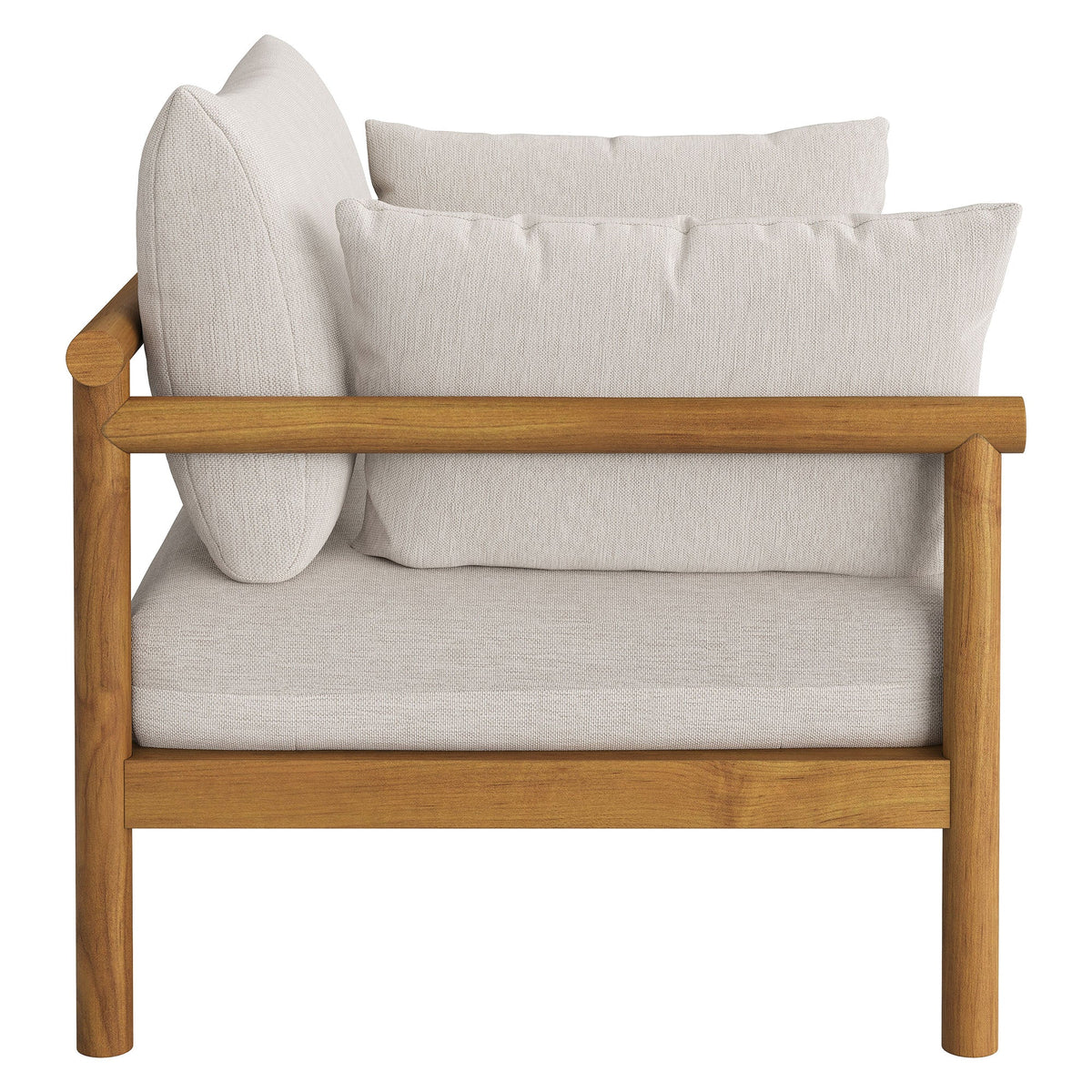 Eleni Outdoor Teak Wood Armchair