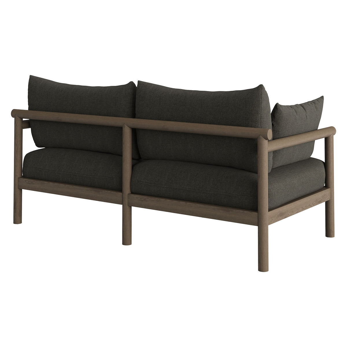 Eleni Outdoor Teak Wood Loveseat