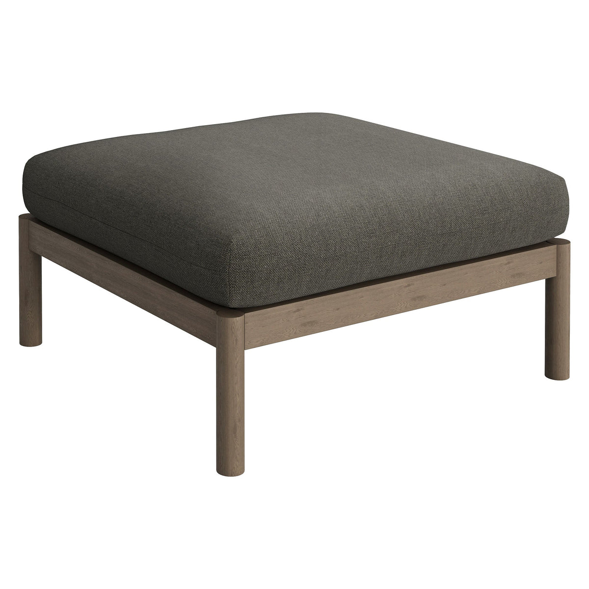 Eleni Square Outdoor Teak Wood Ottoman