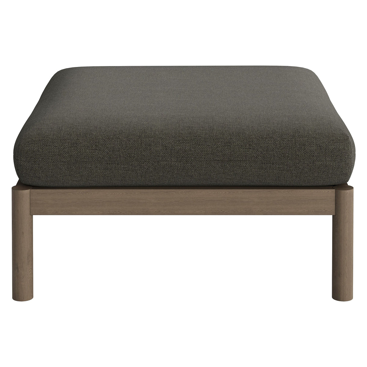 Eleni Square Outdoor Teak Wood Ottoman