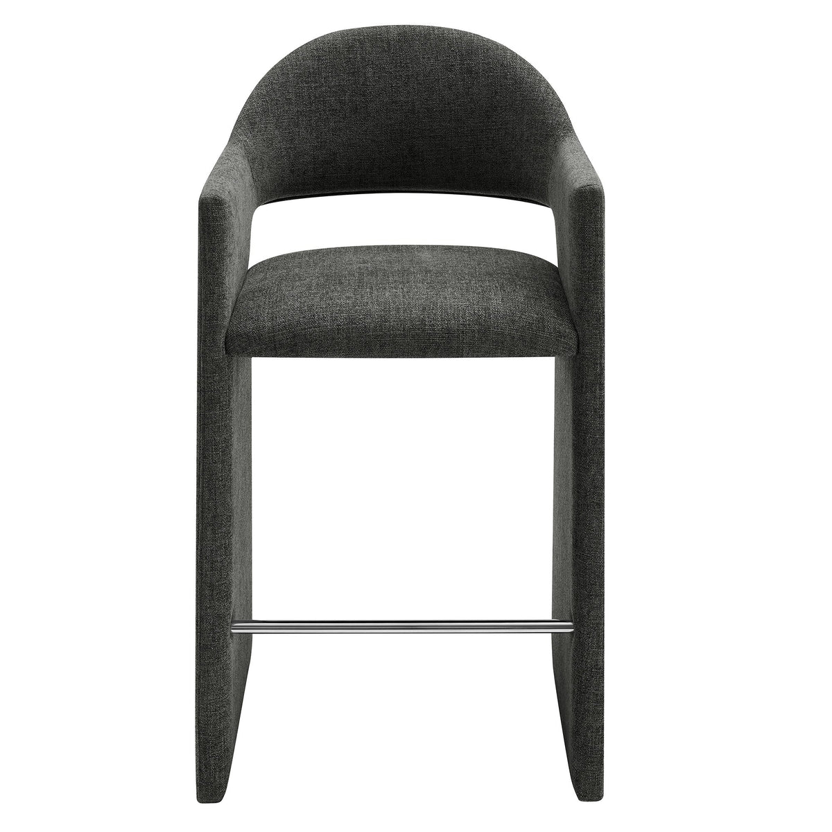 Talia 41 Inch 41 Inch Upholstered Fabric Bar Stool