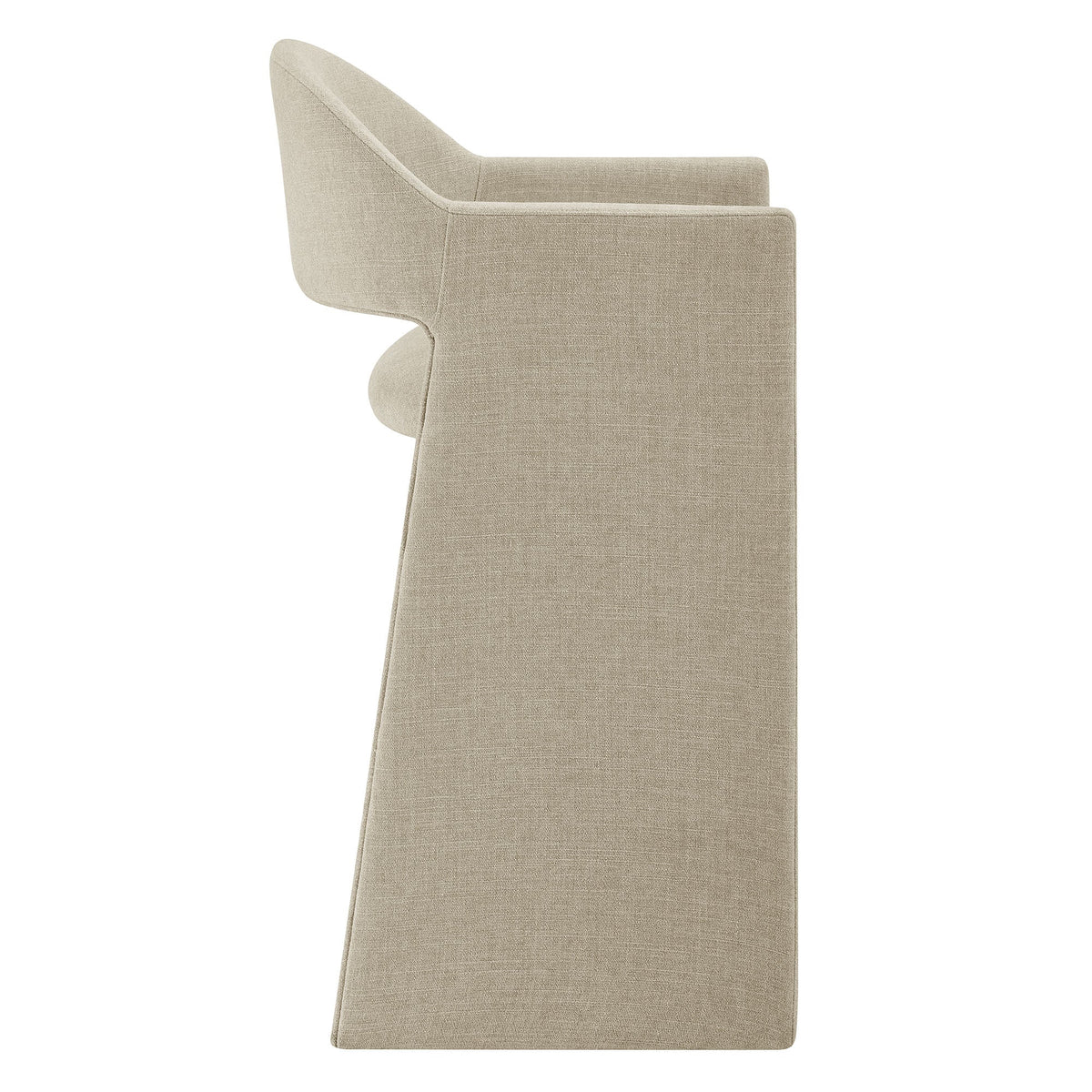 Talia 41 Inch 41 Inch Upholstered Fabric Bar Stool